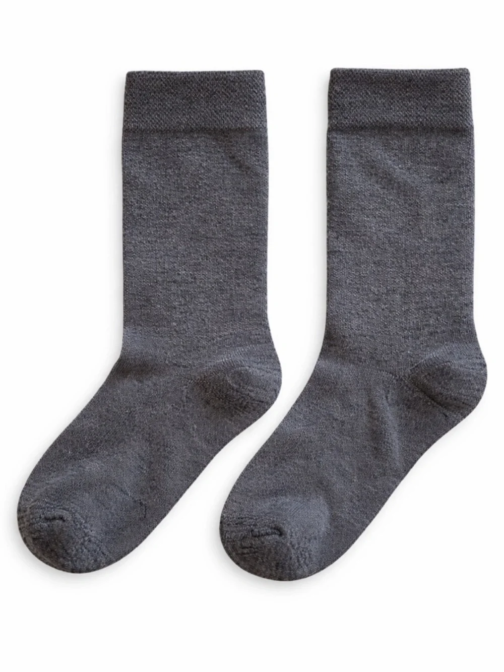Heather Gray Crew Length Socks